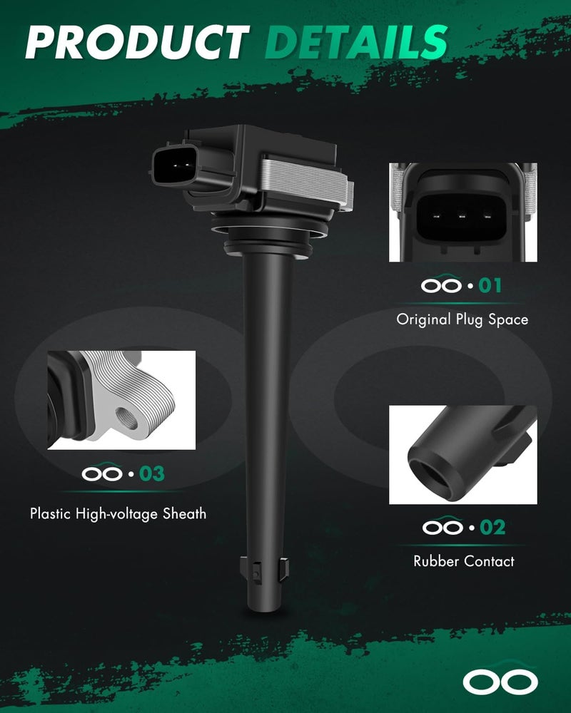 SCITOO 2 PCS UF591 5C1621 E1091 ignition coil,for Nissan Sentra 2.0L 2007 2008 2009 2010 2011 2012 - Image 3